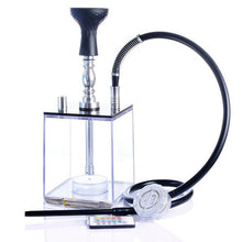 Load image into Gallery viewer, 2019 Arab Acrylic Hookah Set,Hookah Cachimba Shisha Narguile LED Light Charcoal Tigela Hookah Base Sisha accessories Party Gifts